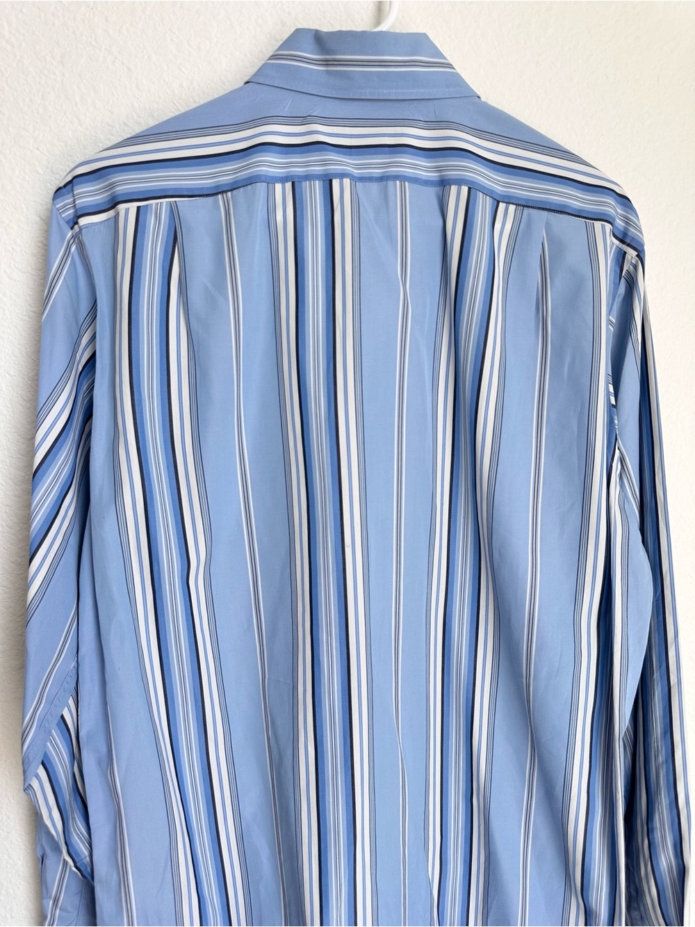 RALPH LAUREN Purple Label Men's Striped Button‎ Down cotton Shirt Size Medium - Picture 15 of 17
